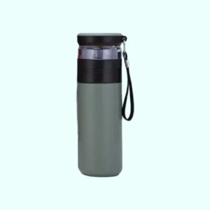Separate Tea and Water Thermos Cup